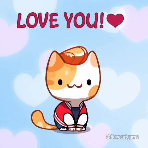 Love You Hearts GIF by Mino Games