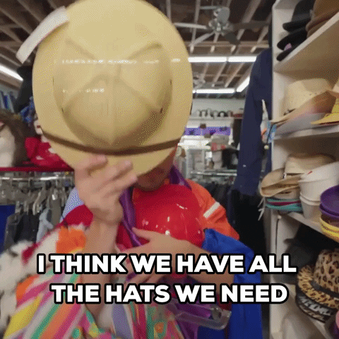 Too-many-hats GIFs - Get the best GIF on GIPHY