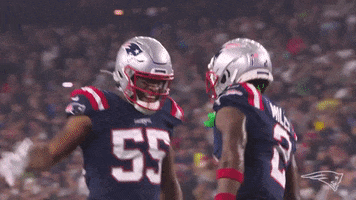 High Five Jalen Mills GIF by New England Patriots