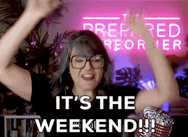 3 Day Weekend Happy Dance GIF by The Prepared Performer