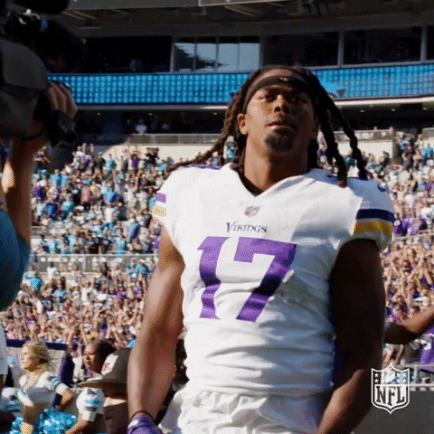 Excited Minnesota Vikings GIF by NFL