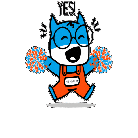 Happy Glasses Sticker by 2.5NVG