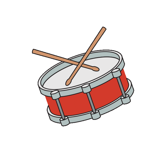Beat Drum Sticker by Billion Dollar Boy for iOS & Android GIPHY