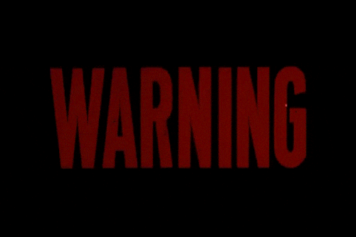 Image result for warning gif funny