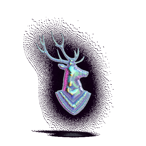 House Music Deer Sticker by Eastenderz