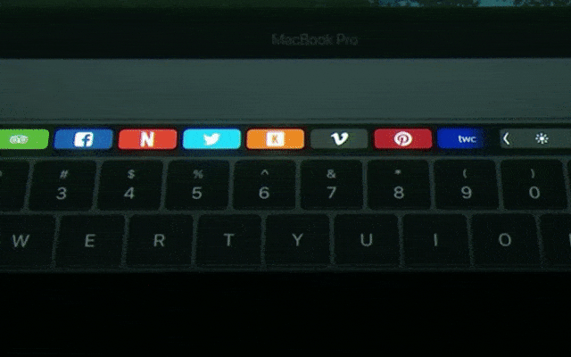 Image result for touch bar gif