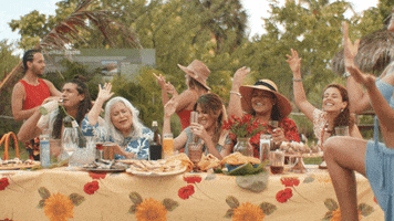 Happy Dinner Party GIF by Kany Garcia