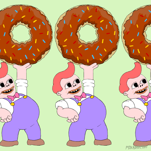 artists on tumblr donut GIF by Animation Domination High-Def