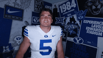 Byu Football Touchdown GIF by BYU Cougars