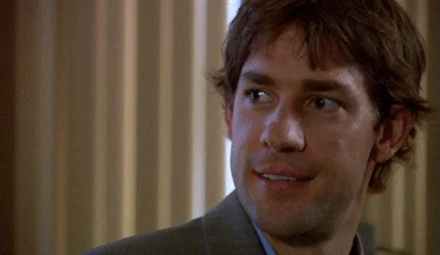 crazy the office GIF