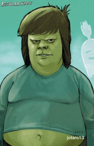 Regular Show Muscle Man GIF
