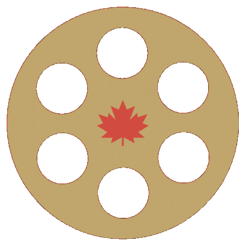 Maple Leaf Gold Sticker by Windsor Film Festival