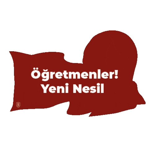 Teachers Day Teacher Sticker by İzmir Özel Türk Koleji