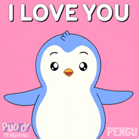 I Love You Kiss GIF by Pudgy Penguins