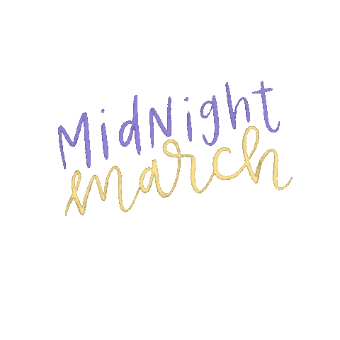Midnight March Sticker by UMHB Campus Activities