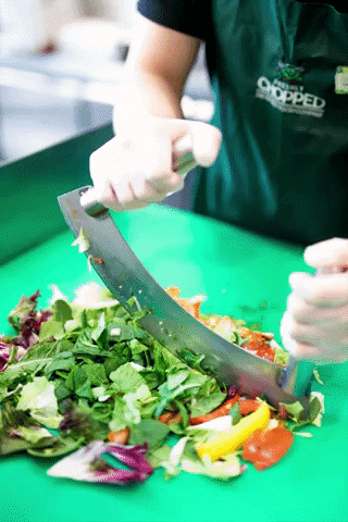 Salad Mezzaluna GIF by Freshly Chopped