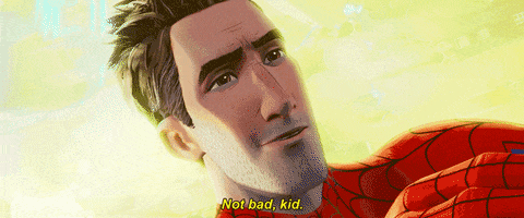 Spider-Man Good Job GIF by Sony Pictures Animation