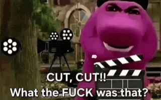 Barney Wtf Was That GIF