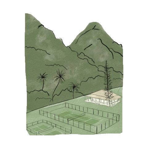 St Lucia Tennis Sticker by Sugar Beach, A Viceroy Resort