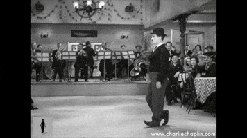 Silent Film Dance GIF by Charlie Chaplin