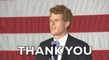 Joe Kennedy Thank You GIF by Election 2020