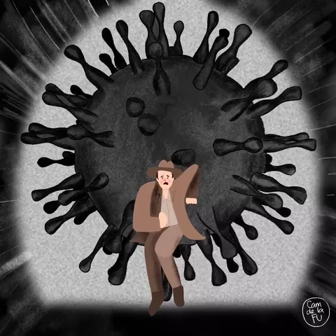 GIF contra el virus de la malaltia de Camdelafu