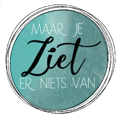 Sticker by Maarjezieternietsvannl