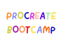 Procreate Bootcamp Sticker