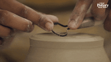 Clay Trim GIF by The Great Pottery Throw Down
