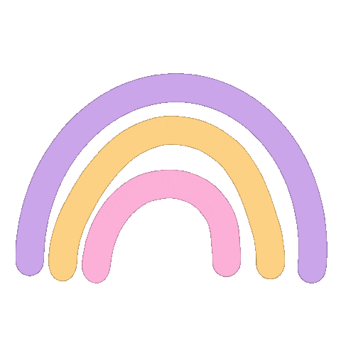 Rainbow Sticker by Carol Fernandes