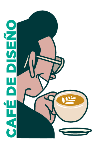 Drupa Café de Diseño Sticker