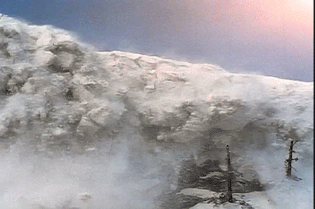 Resultado de imagem para avalanche gif