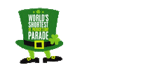 World's Shortest St. Patrick's Day Parade Sticker