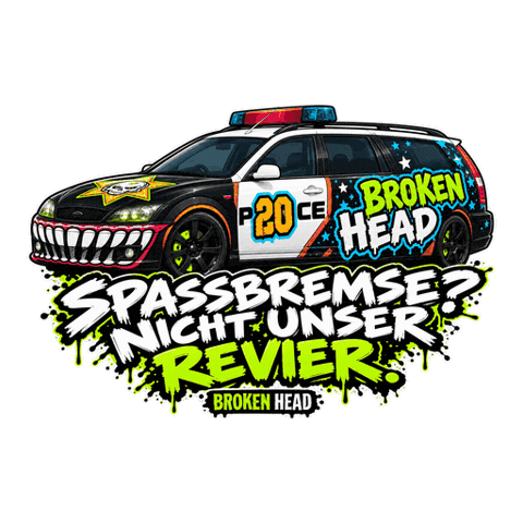 Party Police Sticker by Broken Head