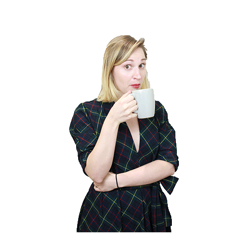 Hot Tea Yes Sticker by Jessica Michault