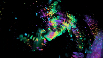 Science Art Rainbow GIF by Mollie_serena