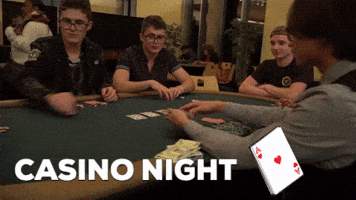 Casino Night Bet GIF by Wright State University