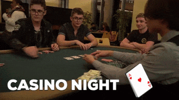 Casino Night Bet GIF by Wright State University