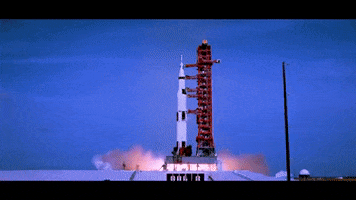 usnationalarchives space rocket nasa launch GIF