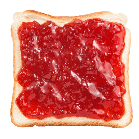 Tostada Mermelada Sticker by Grupo Helios