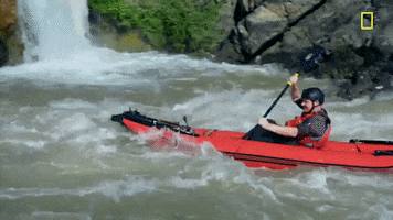 Kayaking Gordon Ramsay GIF by National Geographic Channel