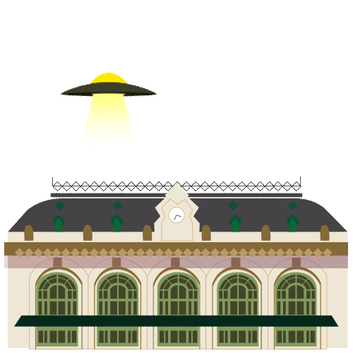 Agence les envahisseurs Sticker