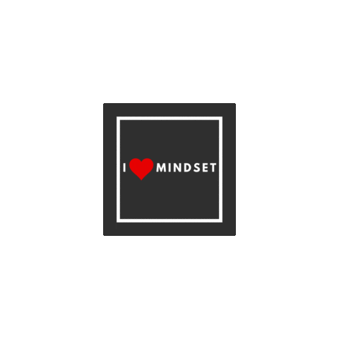 I Love Mindset Sticker