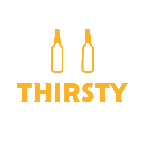 Thirsty Sticker