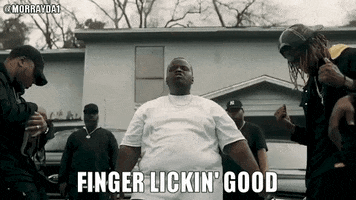 Hungry Finger Lickin Good GIF by Graduation
