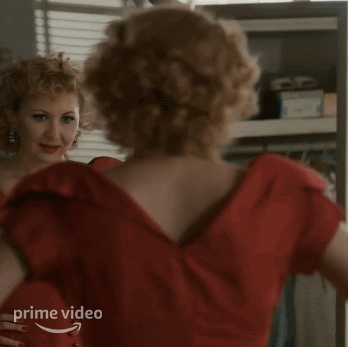Nina Arianda Red Dress GIF by Amazon Prime Video