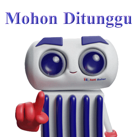 3D Please Wait Sticker