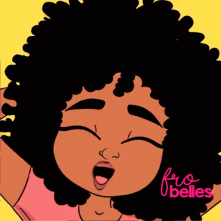 Afro Hair GIF by Frobelles