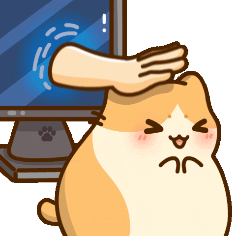 Pat Pat Neko Sticker by Bichi Mao