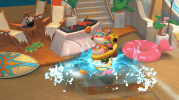 Pool Party Vacation GIF by League of Legends